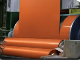 Coil coating process
