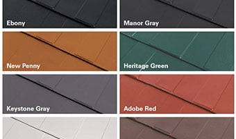 Residential Metal Roofing Colors | McElroy Metal