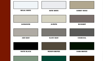 Firestone Sheet Metal Color Chart