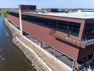 Cor-Ten AZP Raw helps major renovation of a Wisconsin ironworking plant