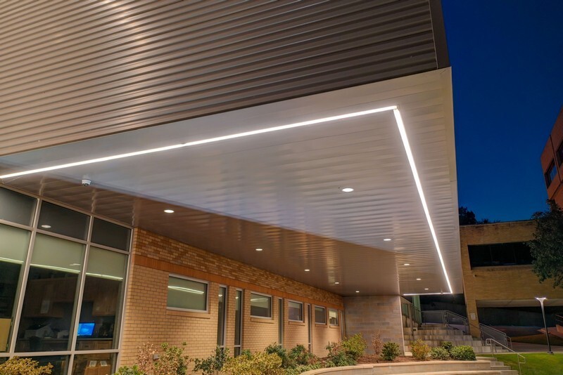 Marquee-Lok Panel Project in Slate Gray