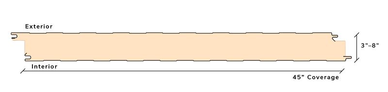 MaxLine IMP Wall Panel Drawing