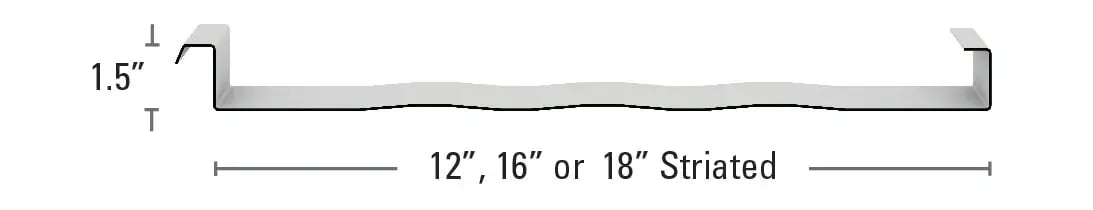 Maxima 1.5" Striated
