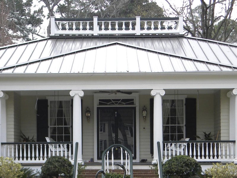 Medallion-Lok Roofing System Installed on Home