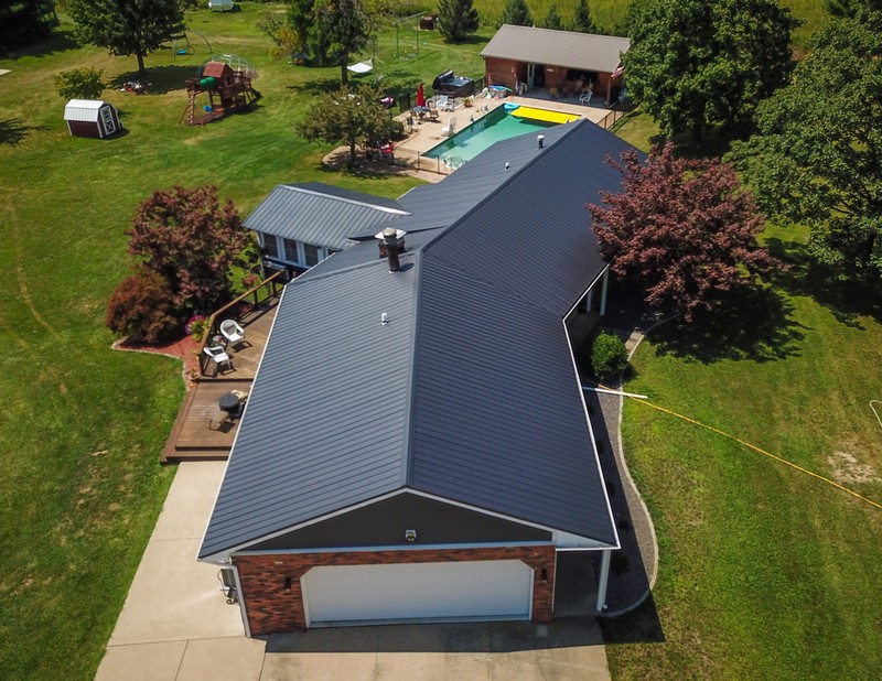 Aerial View Max-Rib Residence Roanoke, IL