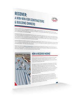 3D Cover - Recover A Win-Win for Contractors & Building Owners