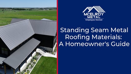 Standing seam metal roofing materials: A homeowner's guide