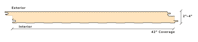 WaveLine IMP Wall Panel Drawing