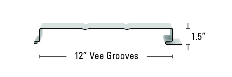 FW Panel Vee 12" Grooves Profile