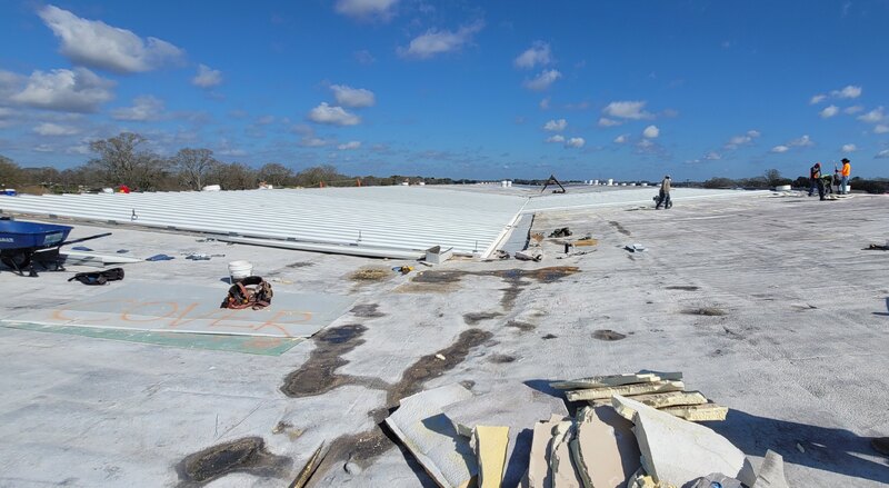 Trap-Tee Metal-Over-Metal Recover Project