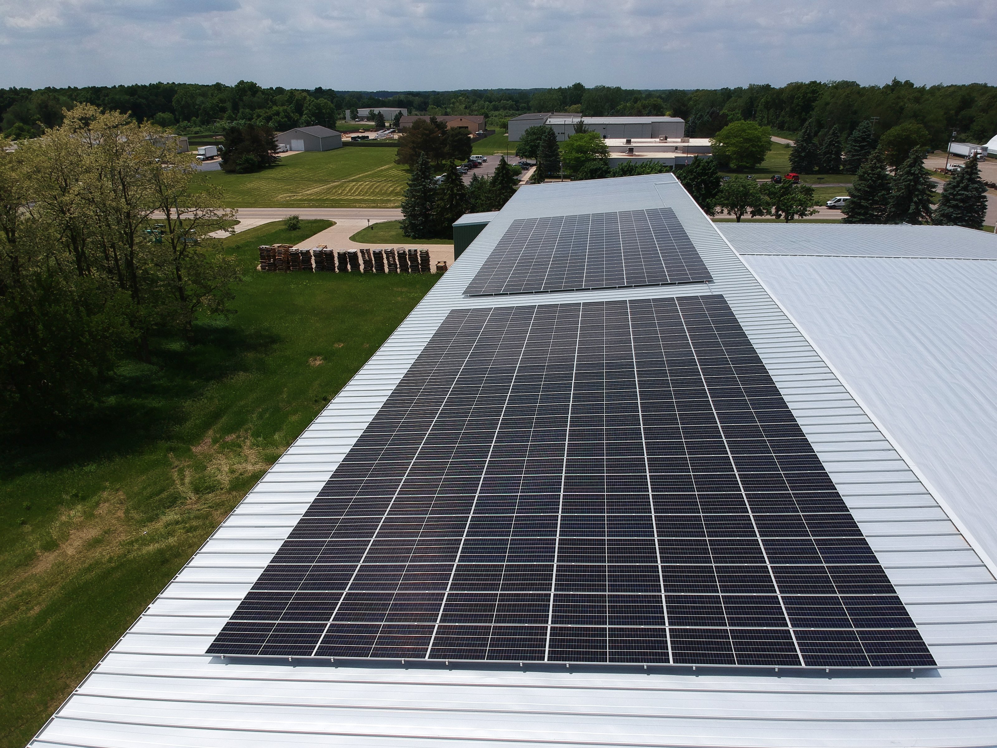 McElroy Metal adds solar to a fifth manufacturing facility with 238T roof re-cover