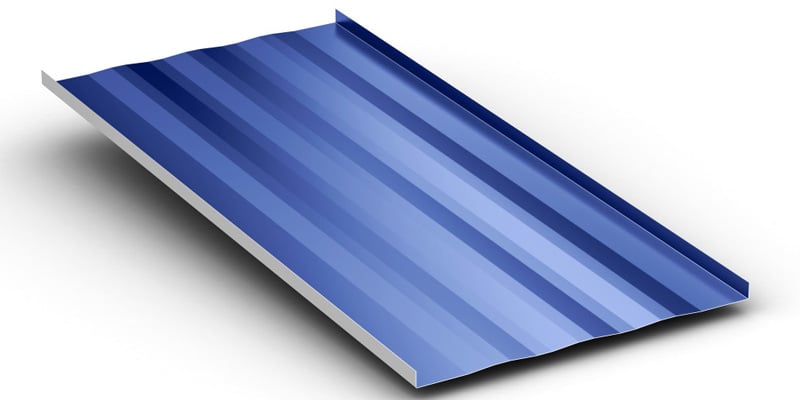 Medallion Architectural Standing Seam Roof Panel Rendering