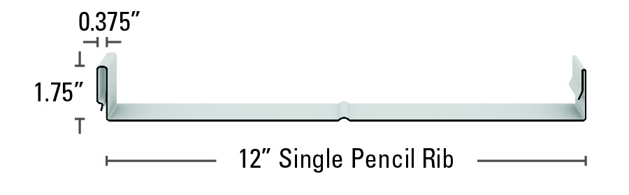 Medallion-Lok Single Pencil Rib